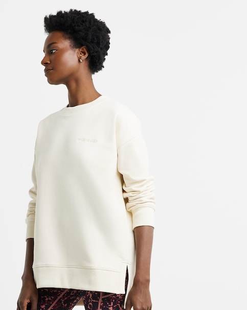 Snowdonia Ladies Longline Split Hem Sweatshirt