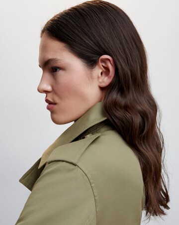 Mango Double-Button Trench