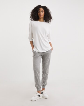 White/Black 2 Pack 3/4 Dolman Sleeve Tops