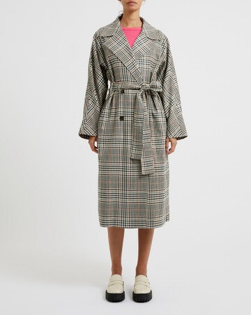 French Connection Dandy Check Trench Coat