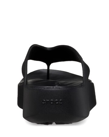 Crocs Black Getaway Platform Toe Post Sandal
