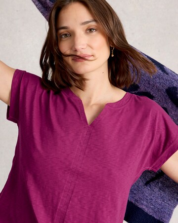 White Stuff Nelly Notch Neck Tee