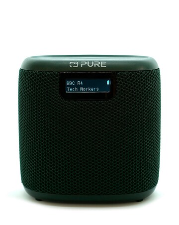Pure Woodland Outdoor Bluetooth & Radio Speaker Green