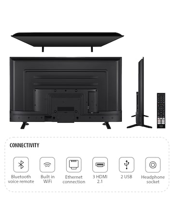 Toshiba 55UV2F53DBU 55in Smart TV 4K UHD HDR LCD Freely TV with Amazon Alexa