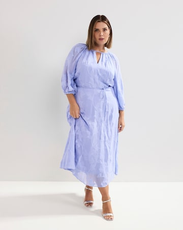 Phase Eight Liona Floral Jaquard Midi Dress