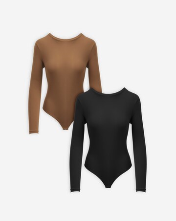 MAGISCULPT Light Control 2 Pack Smoothing Long Sleeve Bodysuits