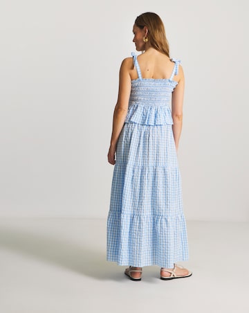 Beach To Beach Gingham Top And Skirt Beach Co-Ord