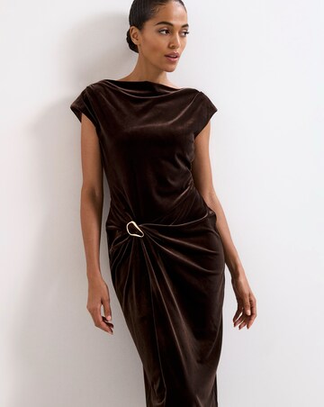 Phase Eight Verra Velvet Midi Dress