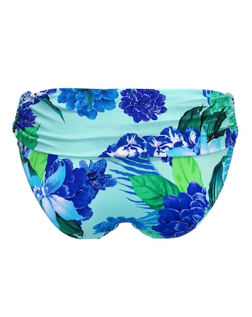 Pour Moi Free Spirit Foldover Bikini Brief Aqua Tropic