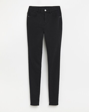 Black Cosy Finish Skinny Jeans