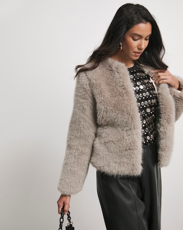 Joanna Hope Premium Faux Fur Jacket