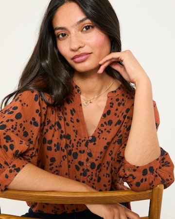 Fatface Beckett Animal Blouse