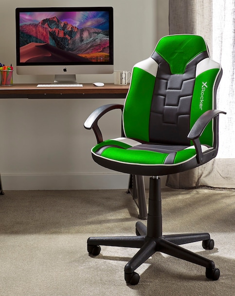 X Rocker Saturn Gaming Chair for Juniors - Green