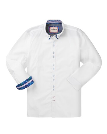 Joe Browns Delightful Double Collar Shirt - White