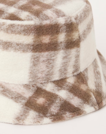Ivory Check Bucket Hat