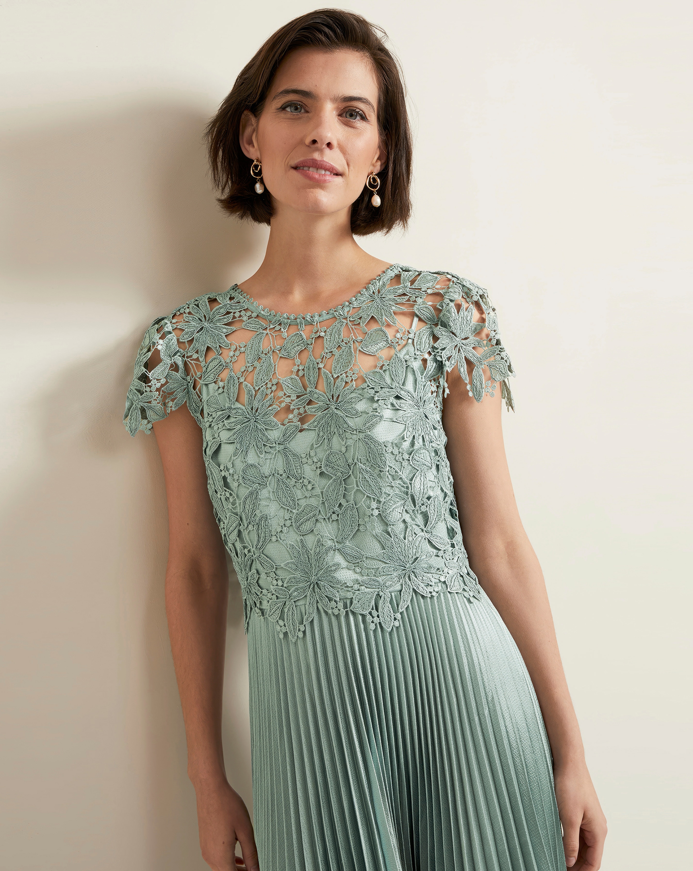 Phase Eight Dana Lace Double Layer Dress | Ambrose Wilson
