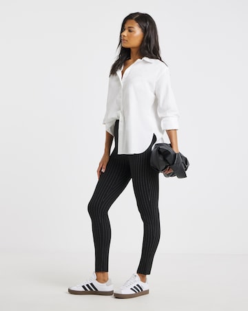 Pinstripe Ponte Leggings