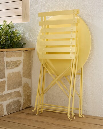 Cali Metal Folding Bistro Set