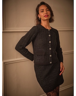 Fatface Piper Boucle Cardigan
