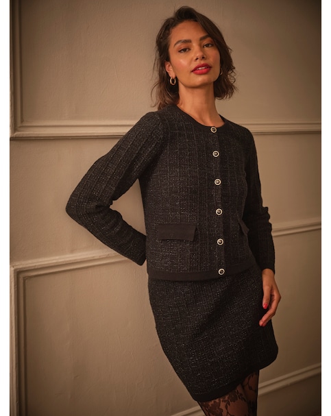 FatFace Piper Boucle Cardigan