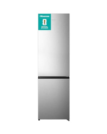 Hisense RB435N4BCE Fridge Freezer - Stainless Steel