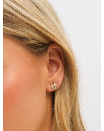 Inicio Gold Plated Padlock Heart Set - Gift Box