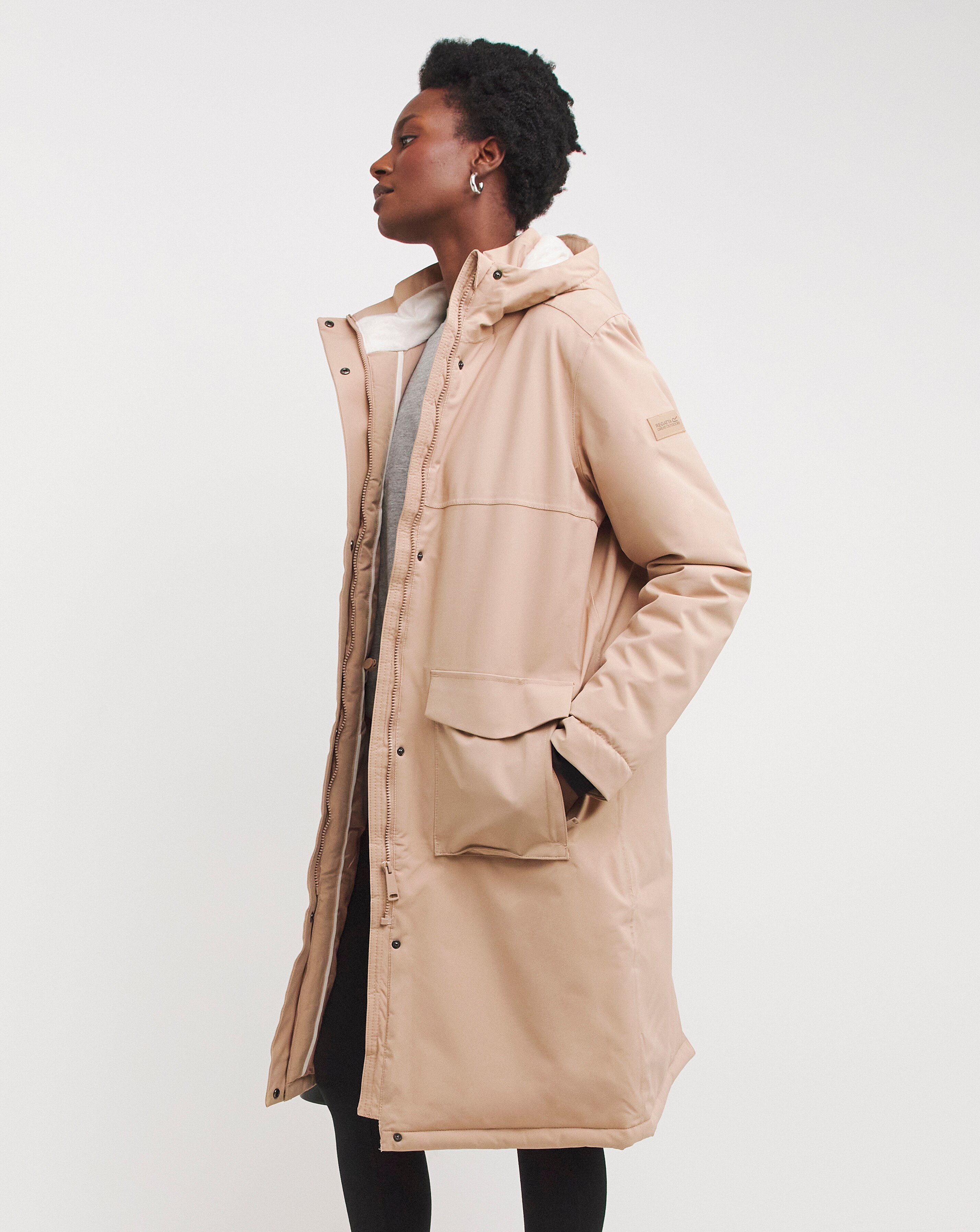Regatta Yarli Waterproof Stretch Longline Jacket | Ambrose Wilson