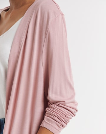 Rose Longline Pocket Cardigan