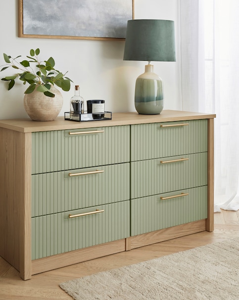 Peyton Ready Assembled 6 Drawer Chest