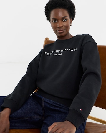 Tommy Hilfiger Modern Logo Crew Neck Sweatshirt