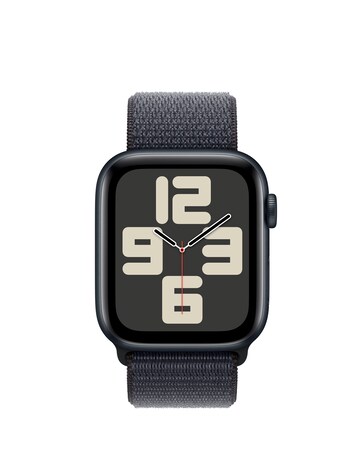 Apple Watch SE GPS/Cellular 44mm Midnight Aluminium Case with Ink Sport Loop
