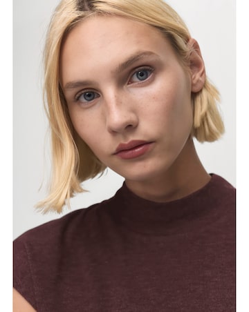 Mango Mock Neck T-Shirt