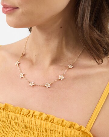 Accessorize 3-Pack Flower Chain Necklaces