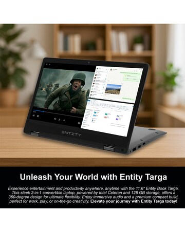 Entity 11.6in Targa Intel N4020 4GB 128GB Windows 11 Laptop