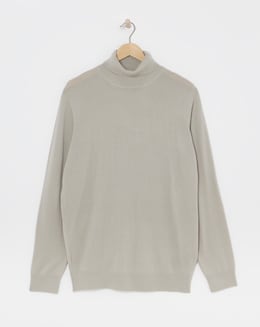 Merino Wool Roll Neck Jumper