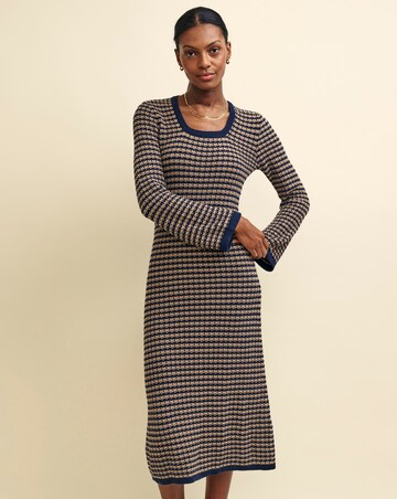 Nobody's Child Textured Midi Dress