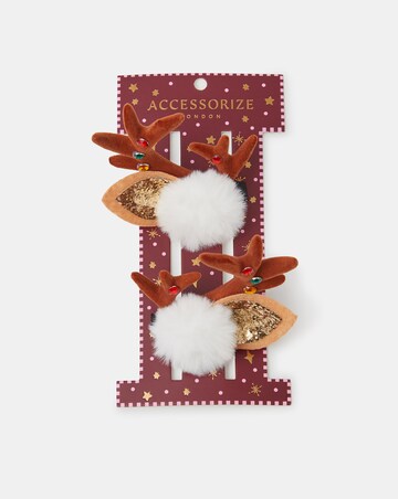 Accessorize Christmas Reindeer Hair Clip