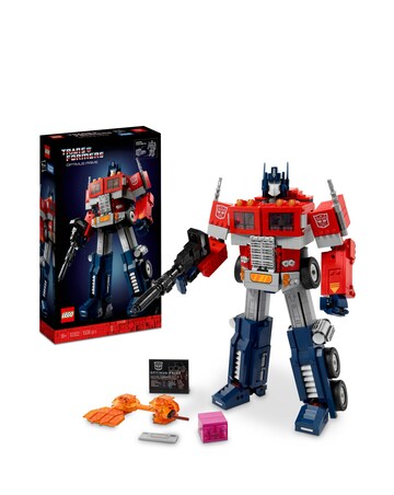 LEGO Icons Optimus Prime, Transformers Robot Model Set 10302