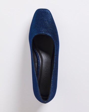 Block Heel Court Shoe E Fit