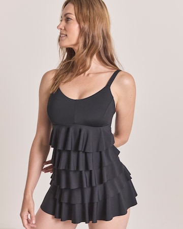 MAGISCULPT Firm Control Ruffle Swimdress