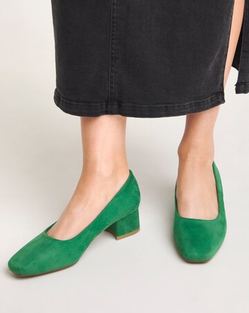 Orlia Block Heel Court Shoe - Extra Wide Fit (EEE)