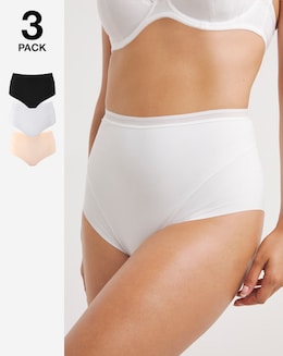 MAGISCULPT Light Control (3 Pack) Tummy Shapers Black/Blush/White