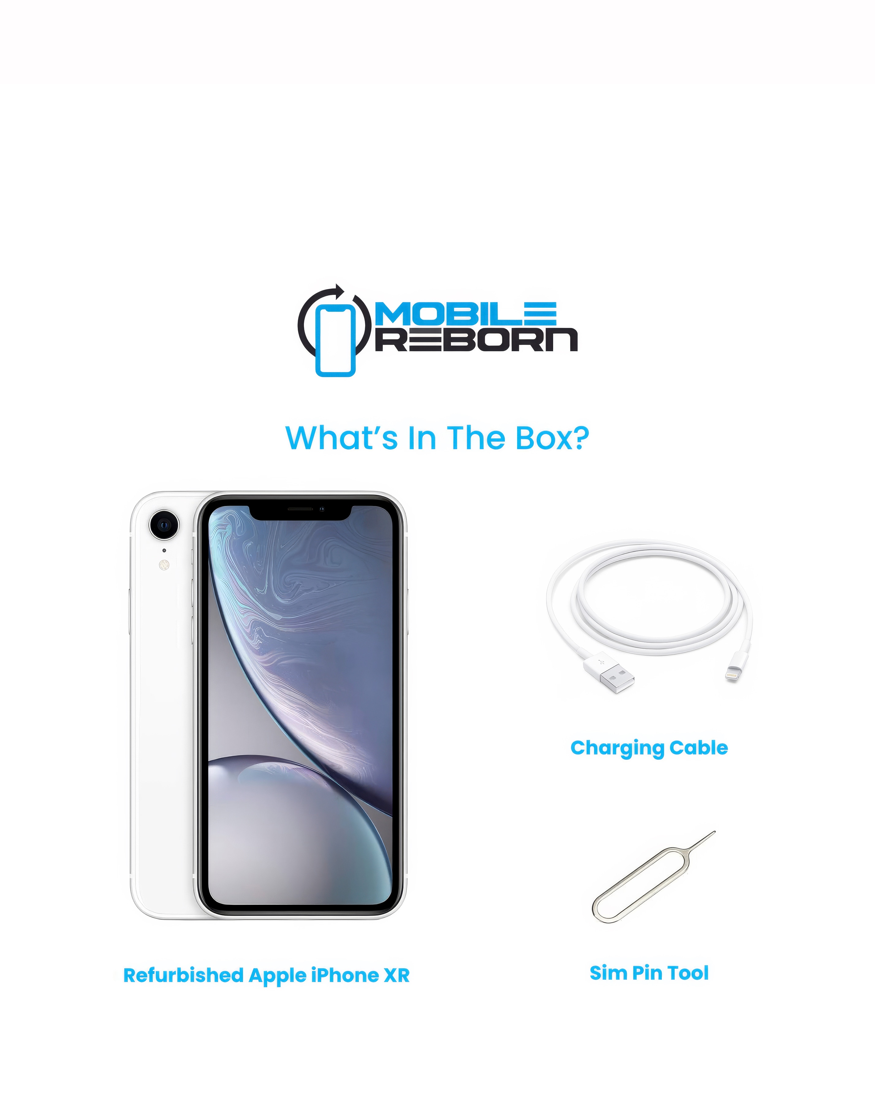 Refurbished Apple iPhone XR 64GB - White (Pristine Condition