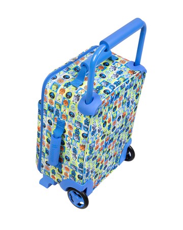IT Luggage Curiosity Kids Underseat Suitcase - Blue Minimals