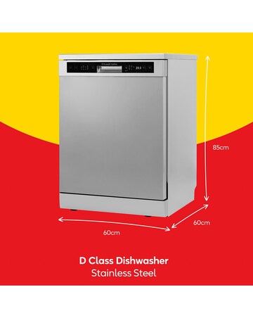 Russell Hobbs RH60DW00D2SS Full Size Dishwasher - 14 Place Settings - Inox