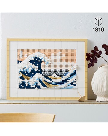 LEGO ART Hokusai - The Great Wave Wall Art Adults Set 31208