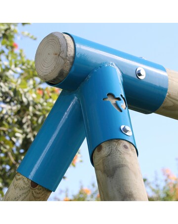 TP Nagano Wooden Double Swing Set