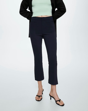 Mango Flare Crop Trousers
