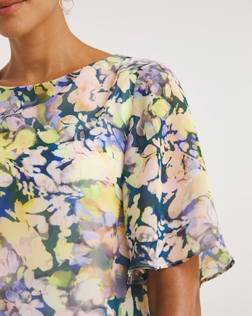 Joanna Hope Printed Tiered Dress