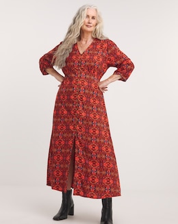 Joe Browns Layla Red Button Through Dress
